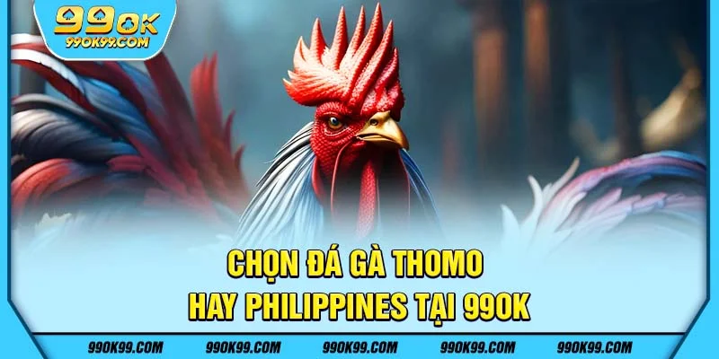 Chọn đá gà Thomo hay Philippines tại 99ok